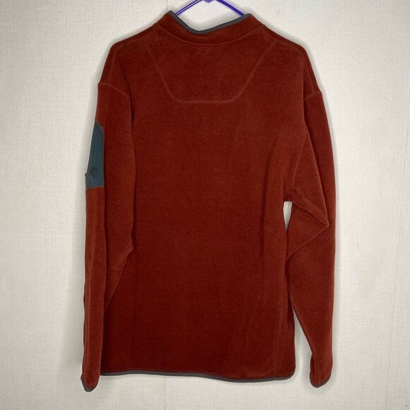 Arc'teryx Sweater Mens XL Quarter Zip Polartec Fleece Winter Pullover Menscorp - Picture 9 of 11